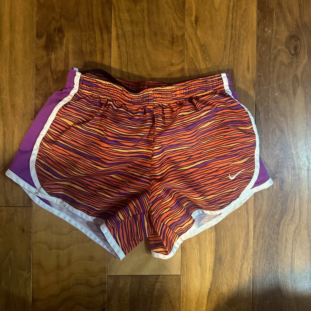 Nike Girl’s Dri fit shorts with liner inside. Size medium. Has drawstring waist
